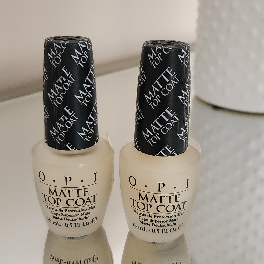 OPI Matte Top Coat Nail Polish Duo